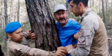 Akbelen’de jandarma eşliğinde ağaç kıyımı sürüyor