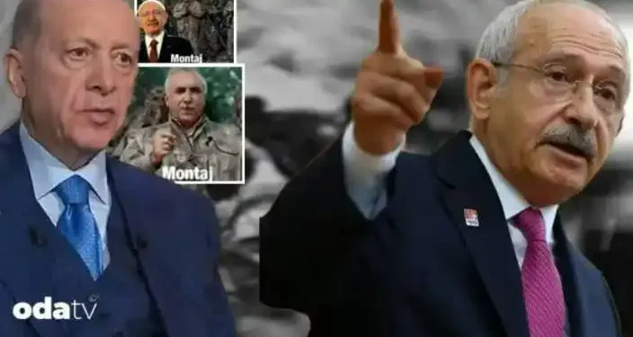 CHP'nin seçim videosunu PKK'lılarla bir AKP'li vekilin montajladığını ve Cumhurbaşkanı Erdoğan'ın bilerek bu videoyu kullandığını söyledi.