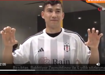 Beşiktaş, Bakhtiyor Zaynutdinov ile 4 yıllık sözleşme imzaladı