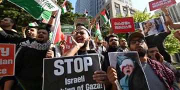 İsrail’in Filistin katliamı, Sydney, Adelaide,Melbourne’de binlerce kişi tepki gösterdi