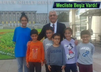 HEDEP Milletvekili Gergerlioğlu anne ve babasını cezaevinde ziyaret eden beşizleri Meclis’te misafir etti