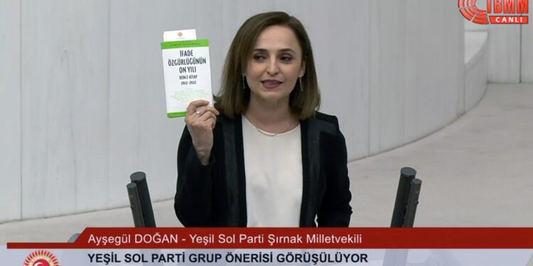 Meclis’in Plan ve Bütçe Komisyonu’nda görüşülen Dışişleri Bakanlığı bütçe toplantısında konuşan HEDEP Sözcüsü ve Şırnak Milletvekili Ayşegül Doğan da söz aldı.