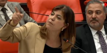 HEDEP Grup Başkanvekili Beştaş’a ‘terörist sevici’ diyen AKP’li Erdem’e: Terörist senin babandır, sensin