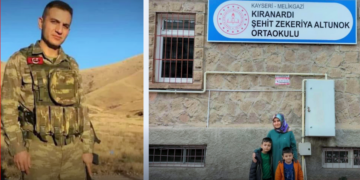 Yaşarken ‘terörist’ vatan hizmetini yaparken ‘şehit’ denildi:   KHK’lı ihraç polis Zekeriya Altunok’un isim okula verildi