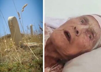 100 yaşındaki Elif nine, devletin yakarak boşalttığı köyüne gömülmek istedi