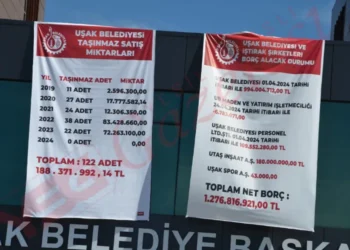 Uşak Belediyesi’nde AKP’den CHP’ye devreden borç 1,3 milyar TL