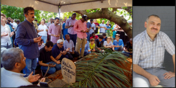 12 yıl öğretmenlik yaptığı okulunu, Maarif Vakfı gasp etti: Halil Öğretmen, eğitim kampüsünde gözyaşıyla defnedildi