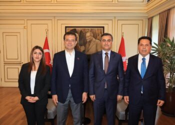 Van Büyükşehir Belediyesi Başkanı Abdullah Zeydan’dan Ekrem İmamoğlu’na ziyaret