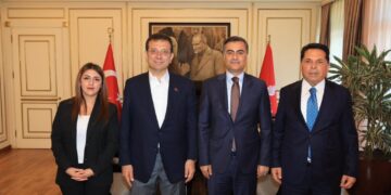 Van Büyükşehir Belediyesi Başkanı Abdullah Zeydan’dan Ekrem İmamoğlu’na ziyaret