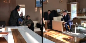 Gaspa tepki gösteren Kırgız veli, Maarif Vakfı yöneticisine: “Sizi istemiyoruz, anlıyor musunuz?”