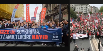 CHP’ye yasak İHH’ya serbest: Polis Gazze yürüyüşüne çifte standart uyguladı