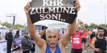İstanbul Maratonu’nda KHK protestosu: KHK zulmüne son