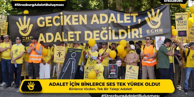 Strazburg’daki  büyük ‘Adalet Yürüyüşü’ canlı yayında