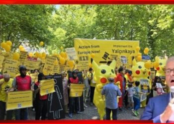 AHİM önündeki  ‘Adalet buluşması’ Strazburg’un önemli gazetesi DNA’da