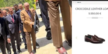 Erdoğan’ın timsah derili yazlık ayakkabısı 20 emeklinin maaşına bedel