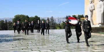Avustralya’nın Türkiye Büyükelçisi Vincent, güven mektubunu sundu