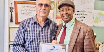 Etiyopya’dan Avustralya Nur Vakfı’na ödül