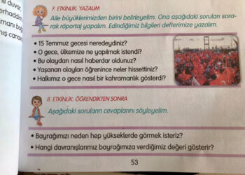 Fişleme, çocuklara indi: 15 Temmuz Kurgu Darbesi, İlkokul 3. sınıf kitaplarında
