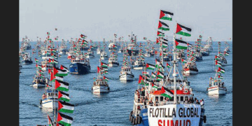 Gazze ablukasını kırmak için yola çıktılar: Uluslararası filo Tunus’tan yola çıktı