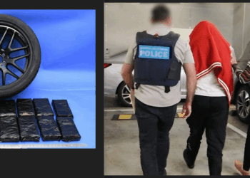 Perth’de jantının içine gizlenmiş 56 kilogram kokain