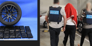 Perth’de jantının içine gizlenmiş 56 kilogram kokain