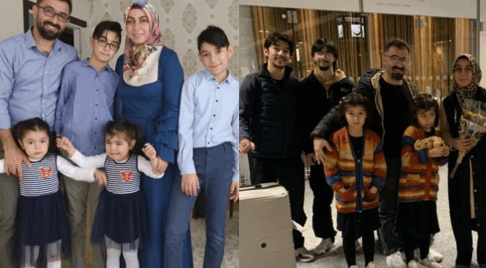 Sağdaki fotoğraf, beş yıl önce 1 Ağustos 2020’de, Kurban Bayramı’nın birinci gününde Malatya’daki evlerinde çekildi.