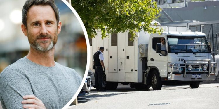 Prominent West Australian author Craig Silvey has faced court on charges of distributing child exploitation material and communicating with paedophiles online. Pictured right is Silvey leaving Fremantle Court.