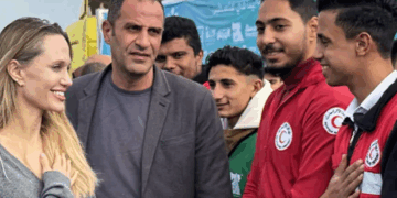 Hollywood yıldızı Angeline Jolie Gazze Sınırı’nda