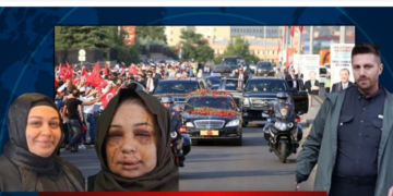 Eşinin yüzünü parçalayan Saray’ın koruması polis, yeniden tutuklandı