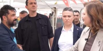 CHP’den AKP’ye geçen Burcu Köksal, sokağa koruma ordusuyla çıktı