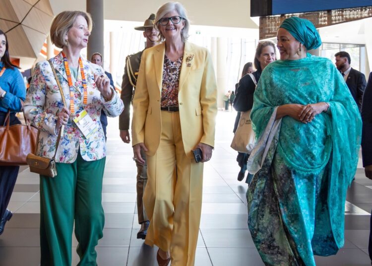 The Governor-General of the Commonwealth of Australia, Her Excellency the Honourable Ms Sam Mostyn AC, during the Victoria Regional.