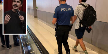 Komedyen Deniz Göktaş, havalimanında gözaltına alındı