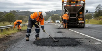 Victoria’da mahkûmlar yol bakımında çalışacak: Hükümet 500 bin çukuru kapatmayı hedefliyor